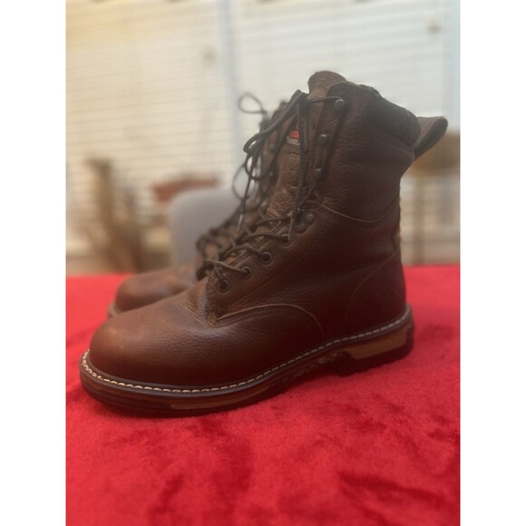 ROCKY IRONCLAD SOFT TOE WATERPROOF 8" WORK BOOTS 5693 Size 10W - Picture 1 of 15